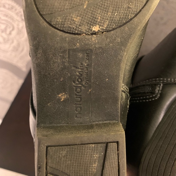 6.5 Natural Soul Black Riding Boots - Picture 8 of 9